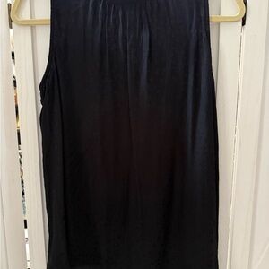 Loft Elegant Black Women's Blouse with flower detail